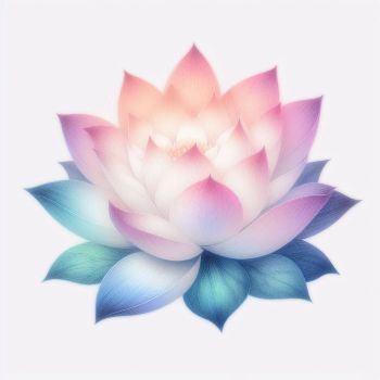 Fiore di loto colorato